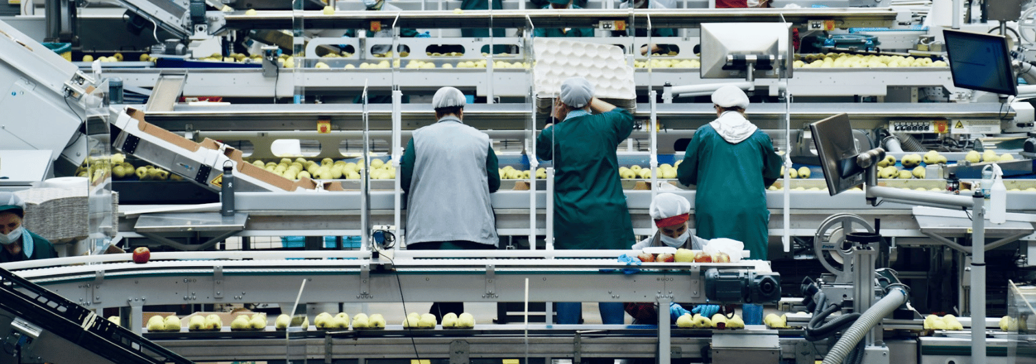 linea di produzione in fabbrica