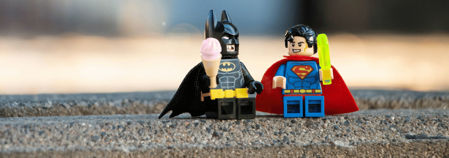 Superman e Batman di LEGO